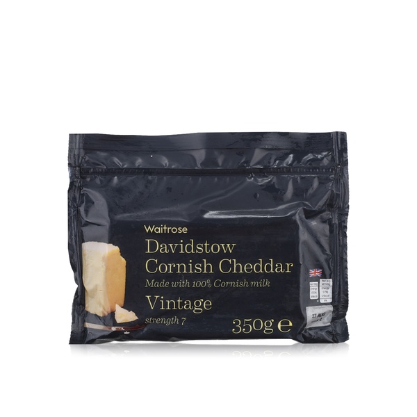 Waitrose Cornish vintage cheddar cheese 350g