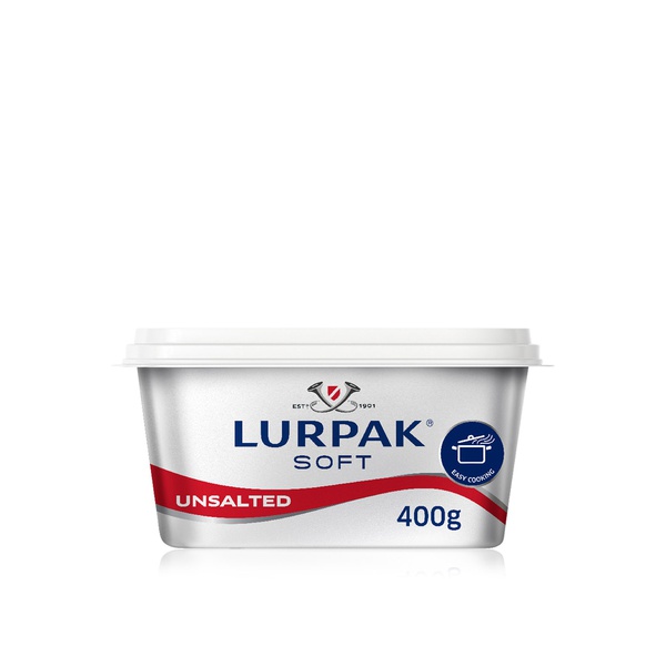 Lurpak unsalted frozen soft butter 400g