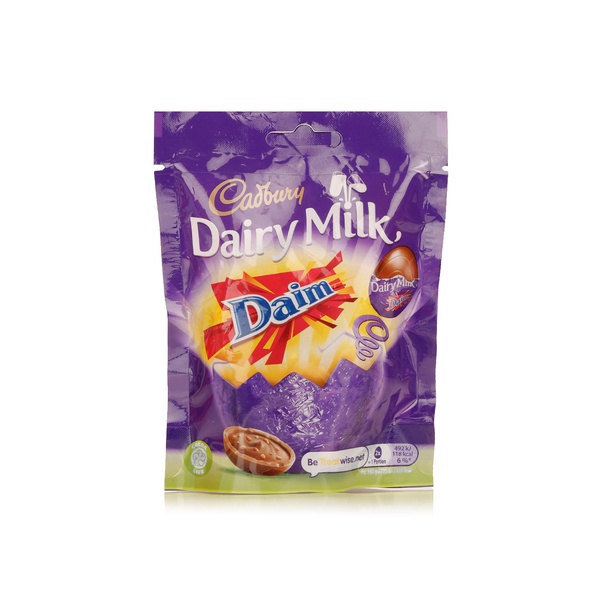 Cadbury Dairy milk mini daim eggs bag 77g - Waitrose UAE & Partners