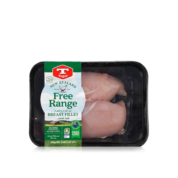 Tegel free range chicken breast fillets 250g