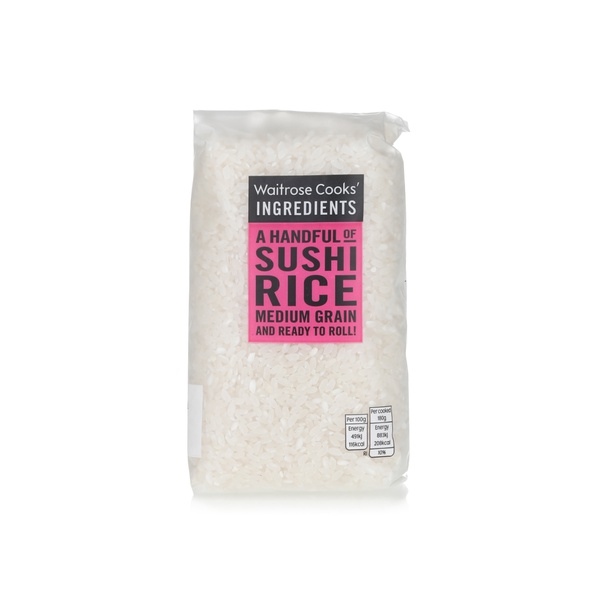 Waitrose Cooks' Ingredients sushi rice 500g