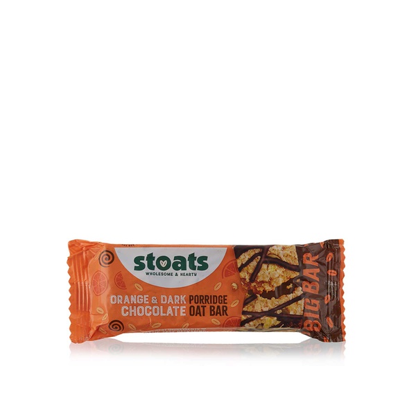 Stoats porridge orange & dark chocolate bar 85g