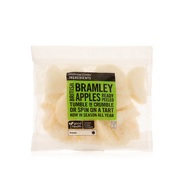 Waitrose Cooks' Ingredients frozen sliced British Bramley apples 350g