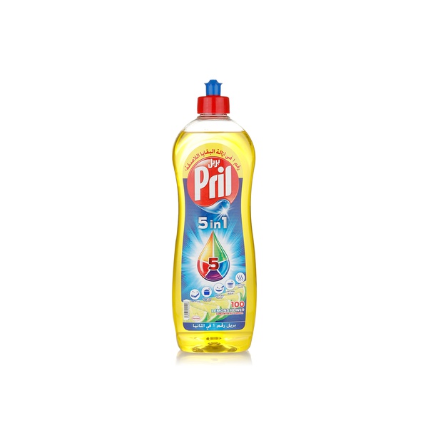 Pril 5 in 1 lemon vinegar dishwashing liquid 1ltr