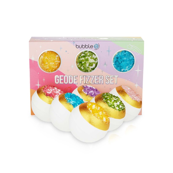 Bubble T rainbow geode fizzer bath bomb set 6x100g - Waitrose UAE ...