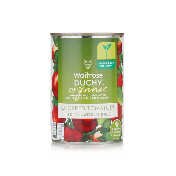 Waitrose Duchy Organic chopped tomatoes 400g