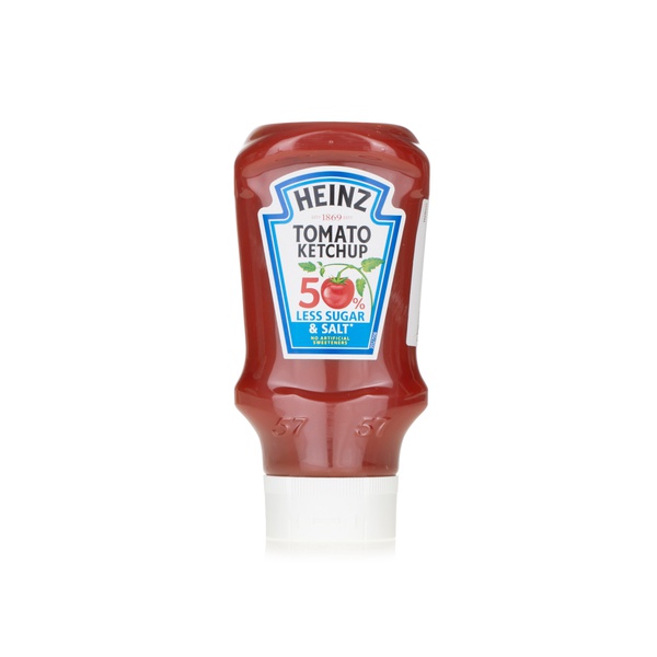 Heinz tomato ketchup with 50% less sugar and salt