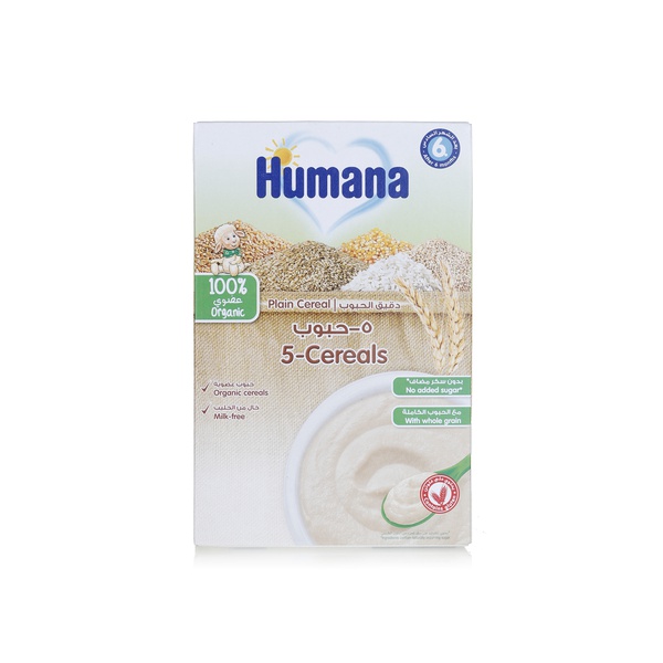 Humana 5 cereals plain 6+ months 200g