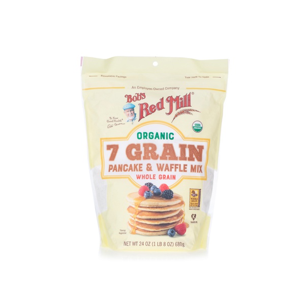 Bob's Red Mill organic 7 grain pancake and waffle mix 680g