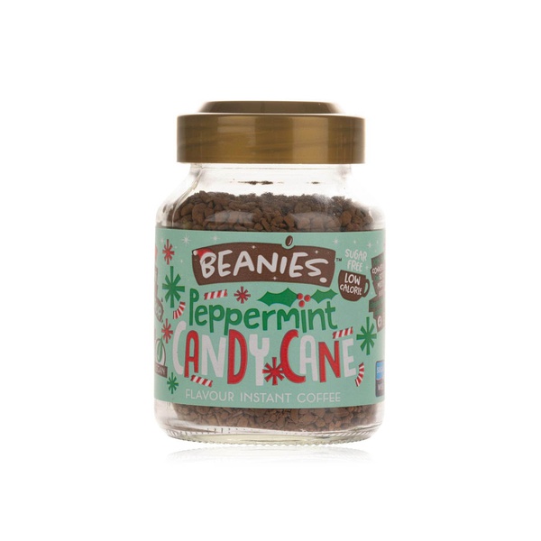 Beanies coffee peppermint candy cane jar 50g Waitrose UAE & Partners