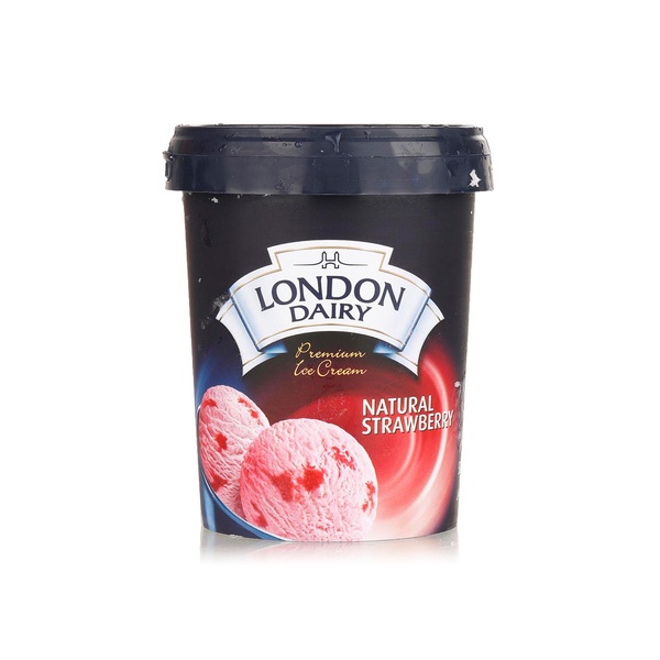 London Dairy ice cream natural strawberry 500ml