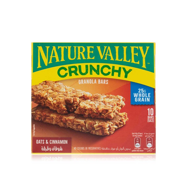 Nature Valley cinnamon crunchy bars 42g 5 pack