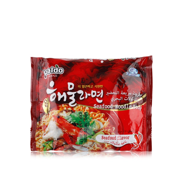 Paldo seafood noodle soup ramen 120g