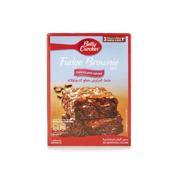Betty Crocker chocolate chunk fudge brownie mix 500g