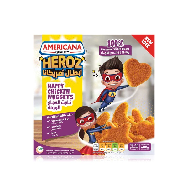 Americana Heroz frozen chicken nuggets 400g