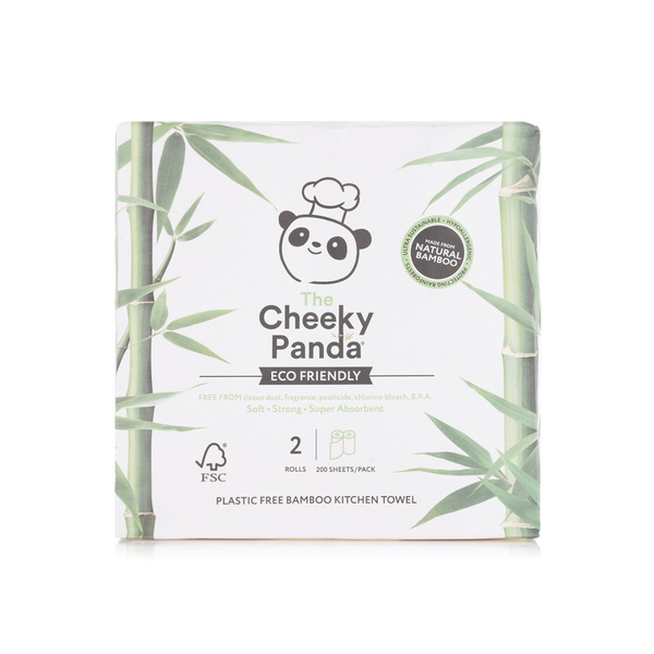 The Cheeky Panda bamboo paper towels 200s x 2 rolls Waitrose UAE