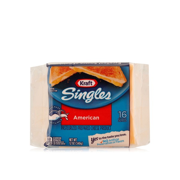 Kraft 16 slices American singles 340g