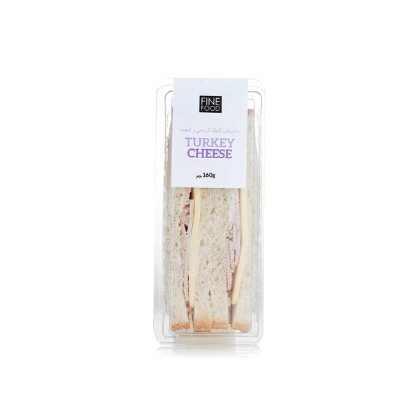 Fine Food turkey cheese sandwich 160g