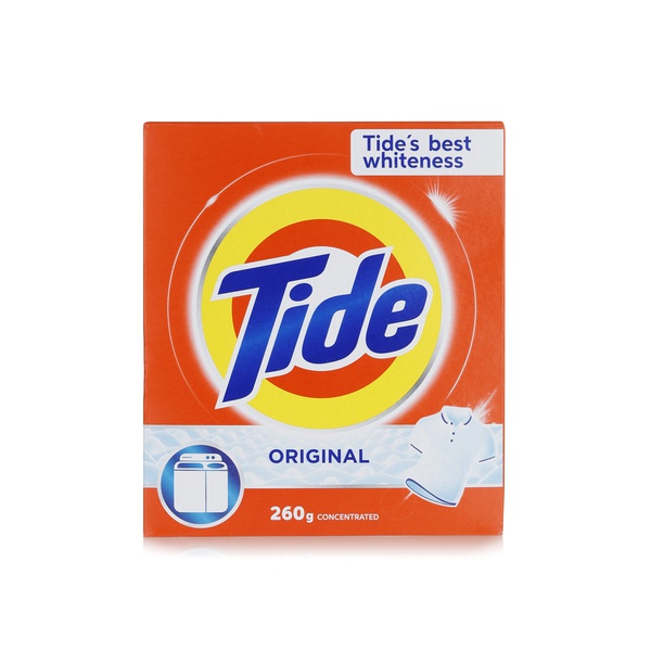 Tide laundry powder detergent original scent 260g