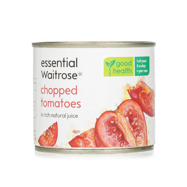 Essential Waitrose chopped tomatoes in juice 227g