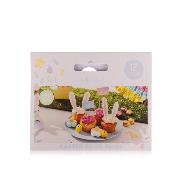Hootyballoo Easter bunny food picks 12 pack - Waitrose UAE & Partners