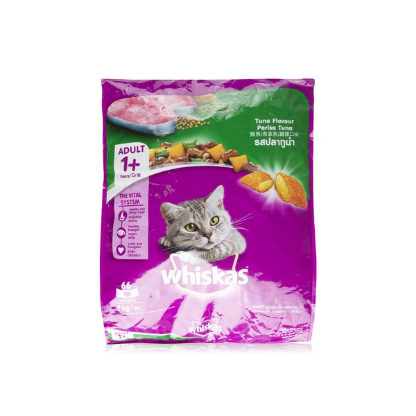 Whiskas dry cat food for adults 1+ years with tuna 3kg