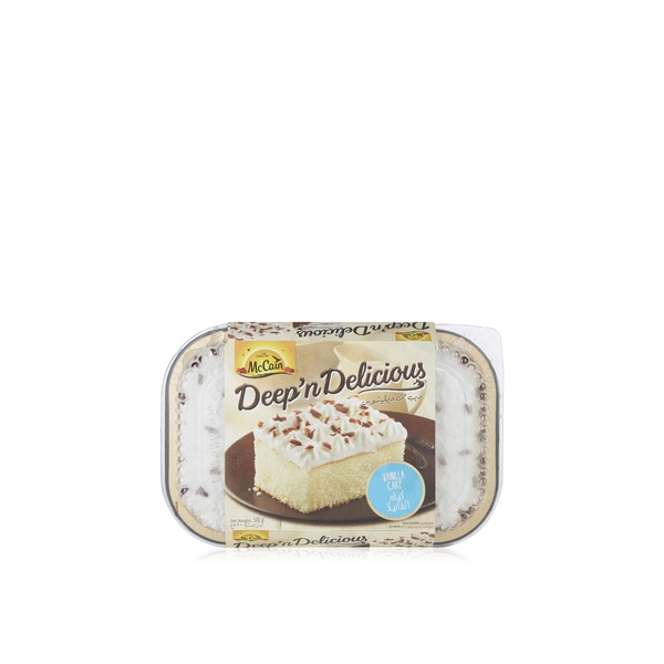 McCain deep 'n delicious white vanilla cake 510g
