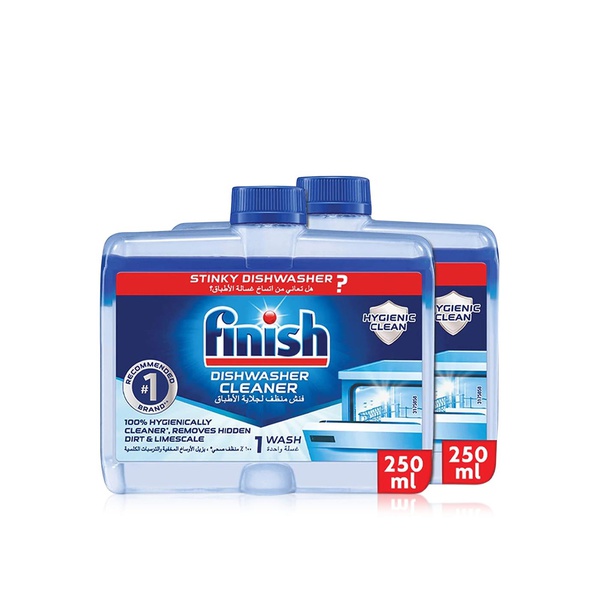 Finish dishwasher cleaner 2x250ml Waitrose UAE & Partners