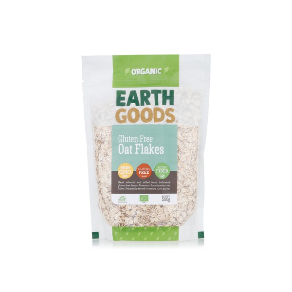 Earth Goods organic gluten free rolled oats 500g
