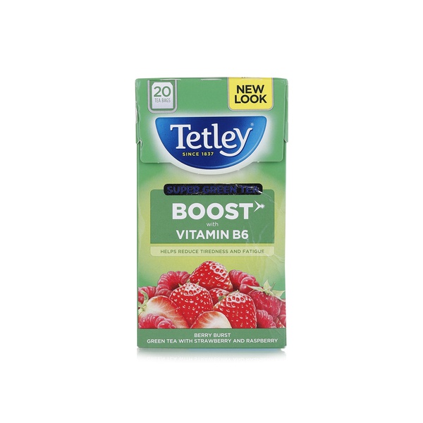 Tetley green with blackberry and raspberry tea 40g