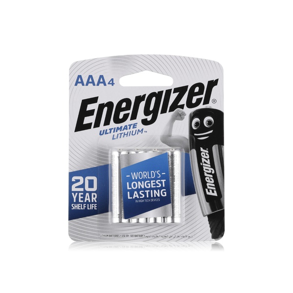 Energizer lithium batteries AAA 4 pack