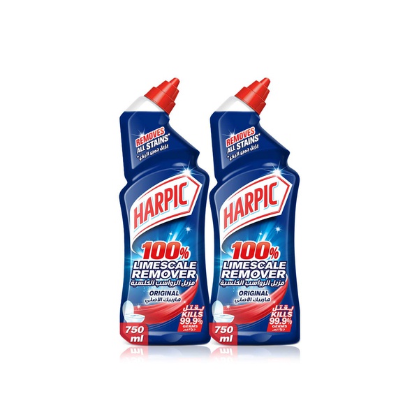 Harpic 100 limescale remover original 2x750ml Waitrose UAE & Partners