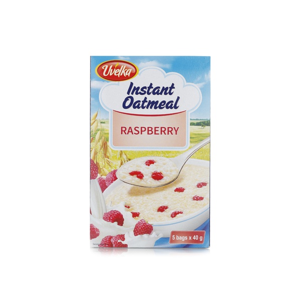 Uvelka instant oatmeal raspberry 200g