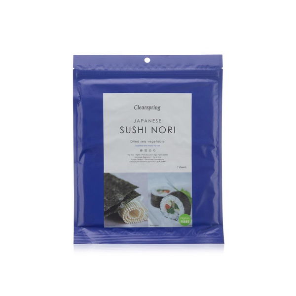 Clearspring sushi nori toasted 7 sheets 17g