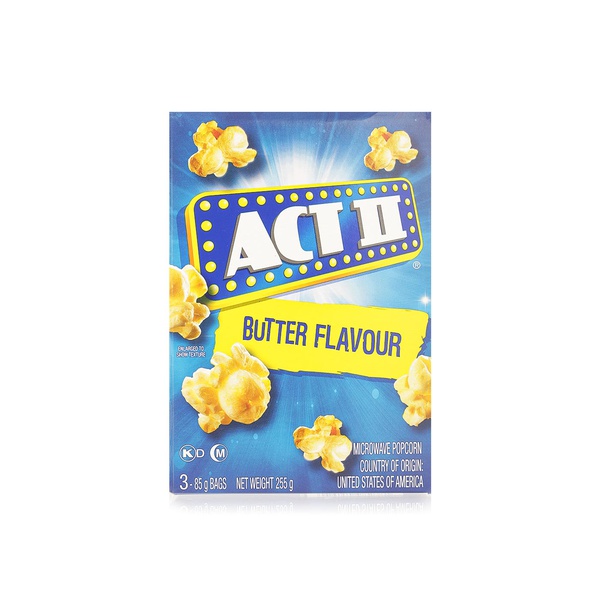 Act II butter flavour popcorn 3x85g