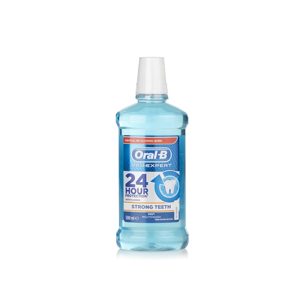 Oral-B pro-expert strong teeth mint mouthwash 500ml