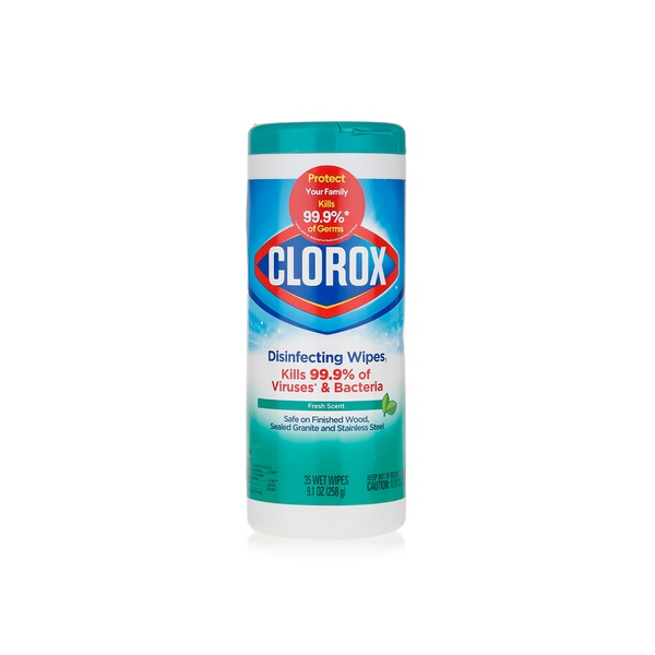 Clorox scented disinfecting wet wipes x35