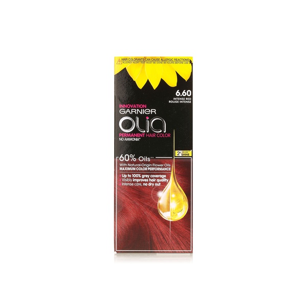 Olia permanent hair colour 6.60 intense red