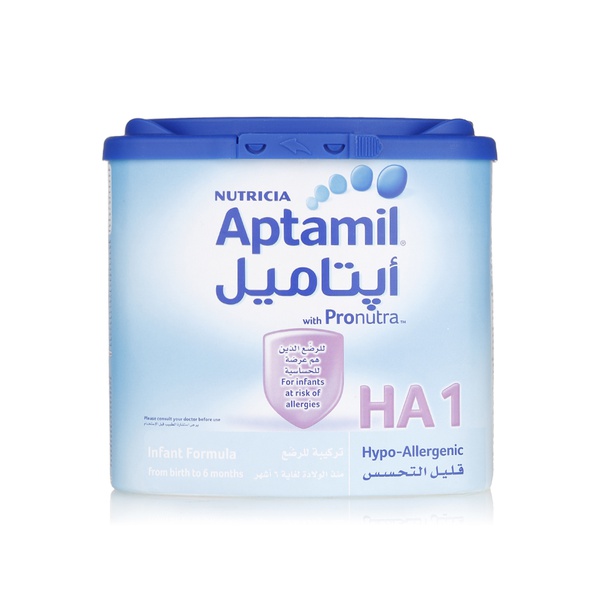 Aptamil hypo-allergenic 1 infant milk formula 0-6 months 400g