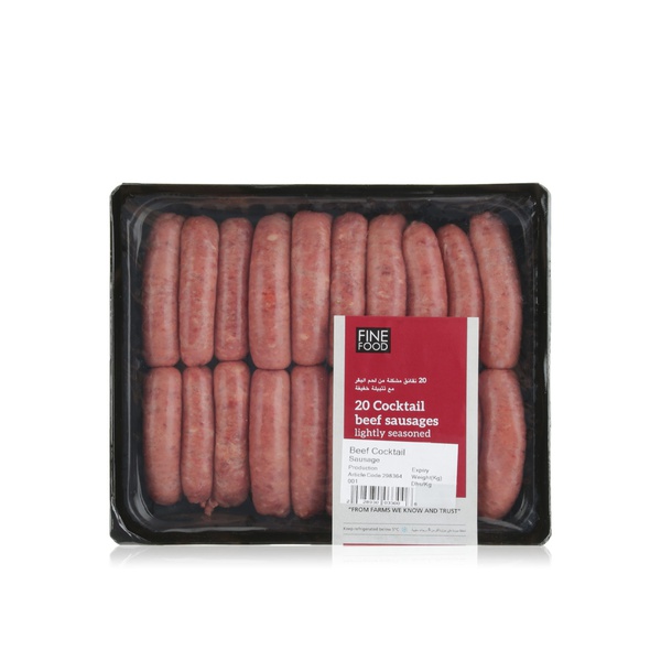 Beef cocktail sausages 580g