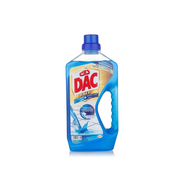 DAC gold ocean breeze scented cleaner and disinfectant 1ltr