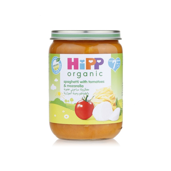 HiPP organic spaghetti with tomatoes & mozzarella 10+ months 190g