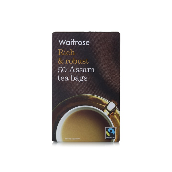 Waitrose Assam tea bags 50s 125g