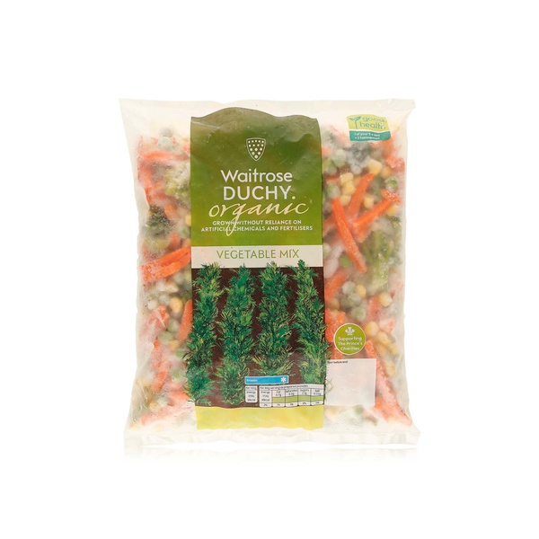 Waitrose Duchy Organic frozen vegetable mix 750g