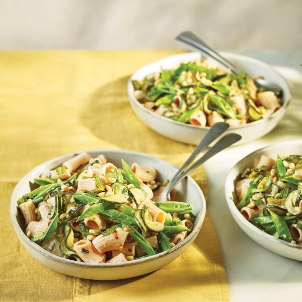 Minted courgette &amp; mascarpone pasta