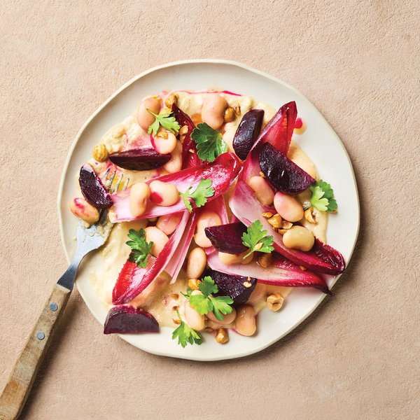 Beetroot, hazelnut &amp; butter bean salad
