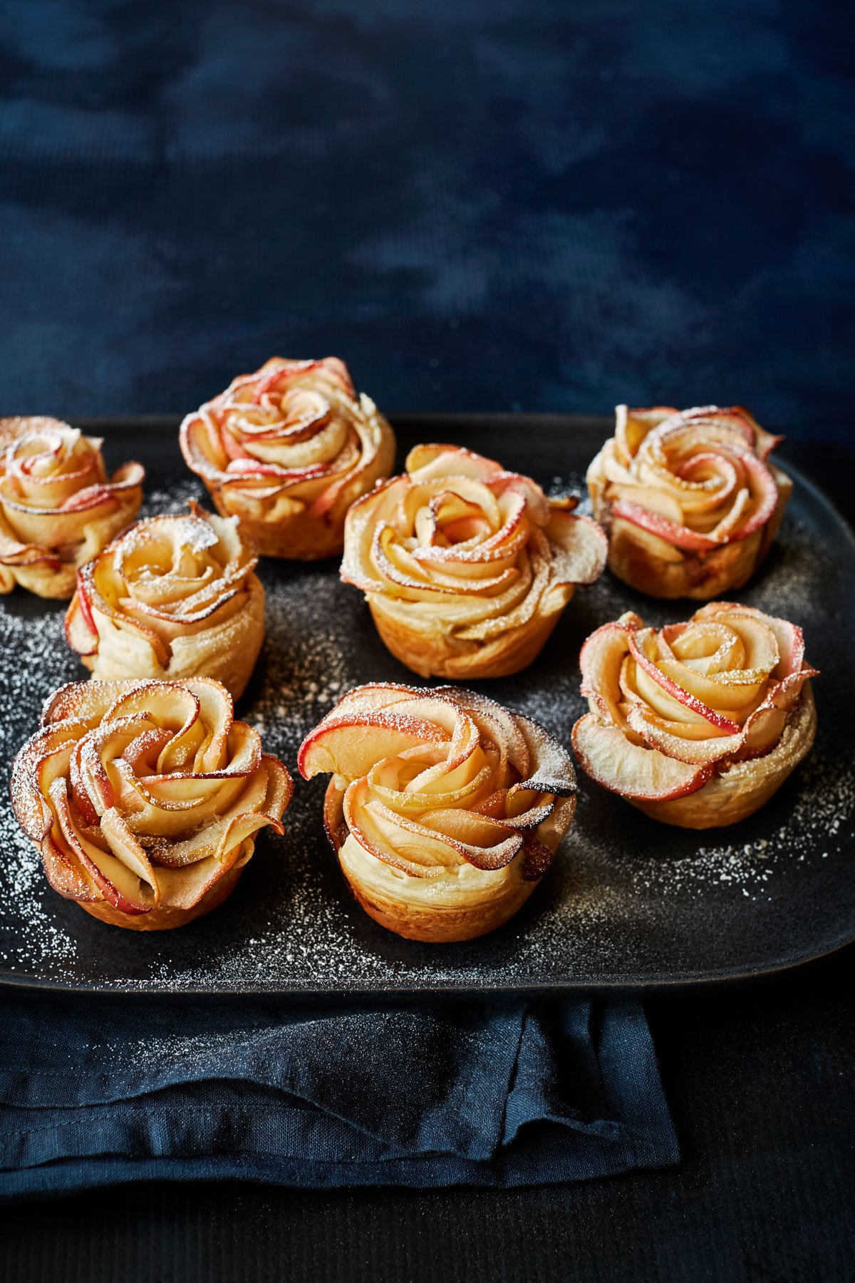 Apple rose tarts