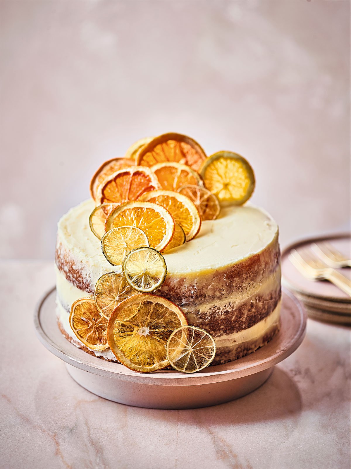 Citrus layer cake