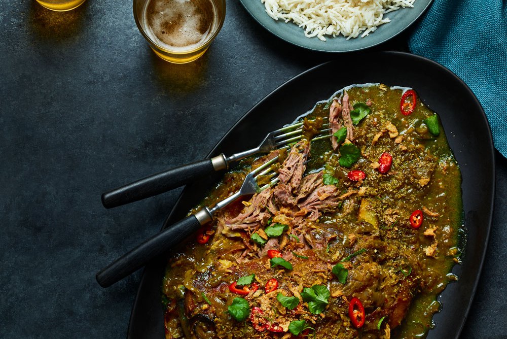 Indian-spiced lamb shoulder recipe - Waitrose UAE & Partners