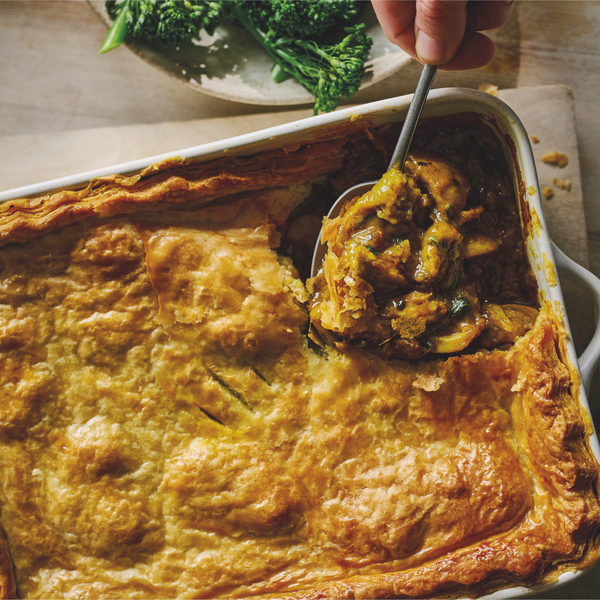 James Cochran’s chicken curry pie